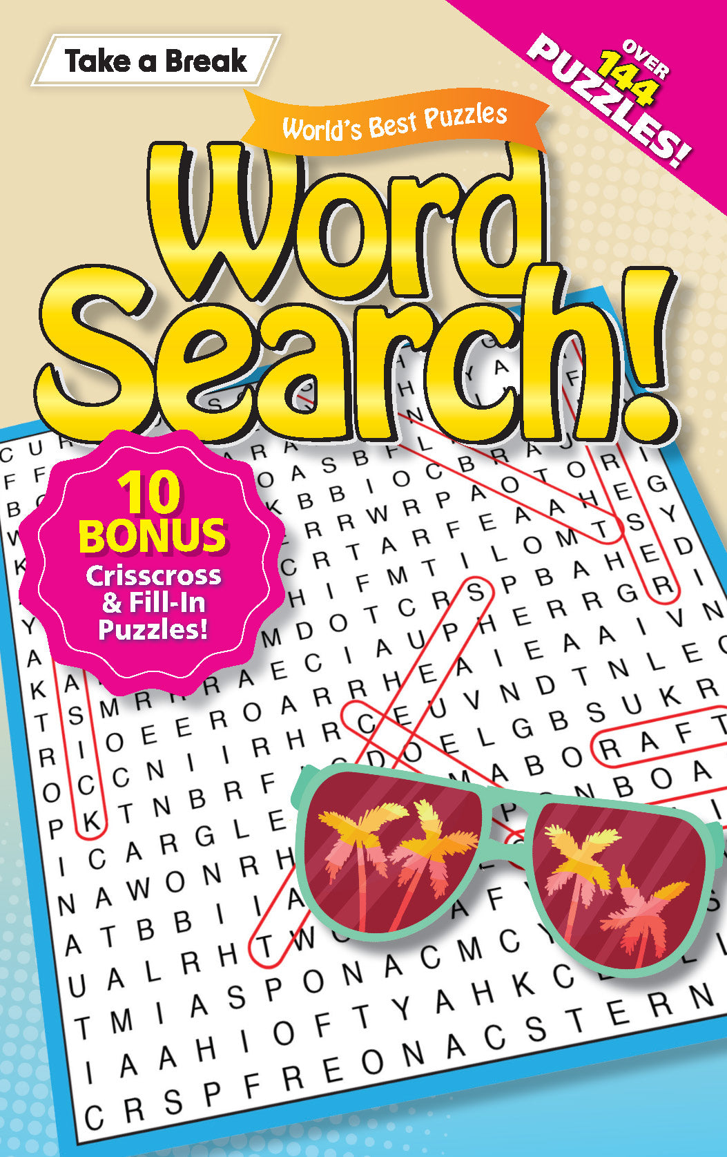 Take A Break - Word Search: 144+ Puzzles, 10 Bonus CrissCross & Fill-I ...