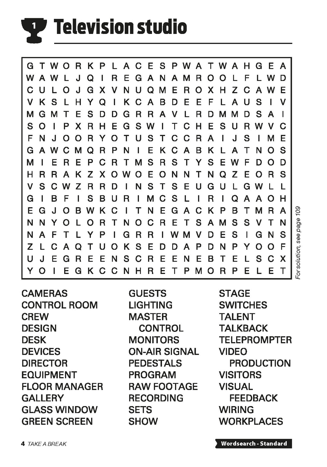 Take a Break - First Choice Wordsearch: 100+ Puzzles, Codeword, Fill-I – Magazine Shop US for Free Printable Codeword Puzzles Printable