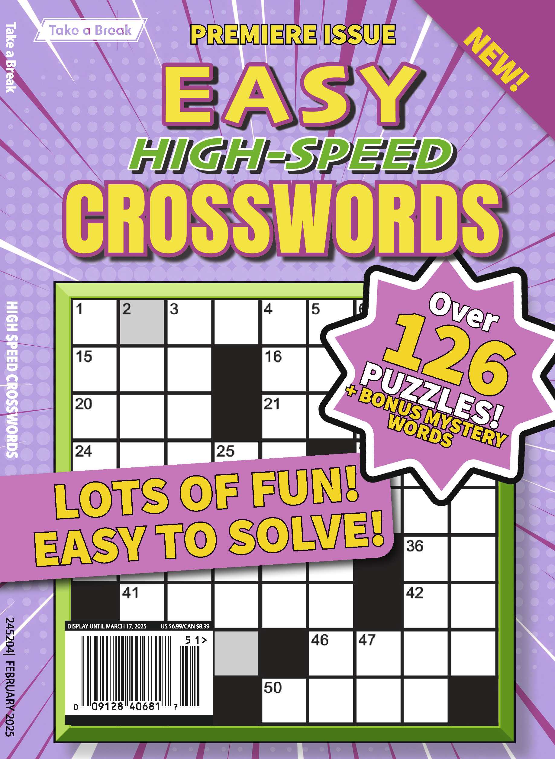 Take a Break - Easy Breezy Crossword 24.12.13: Over 126 Easy Puzzles ...