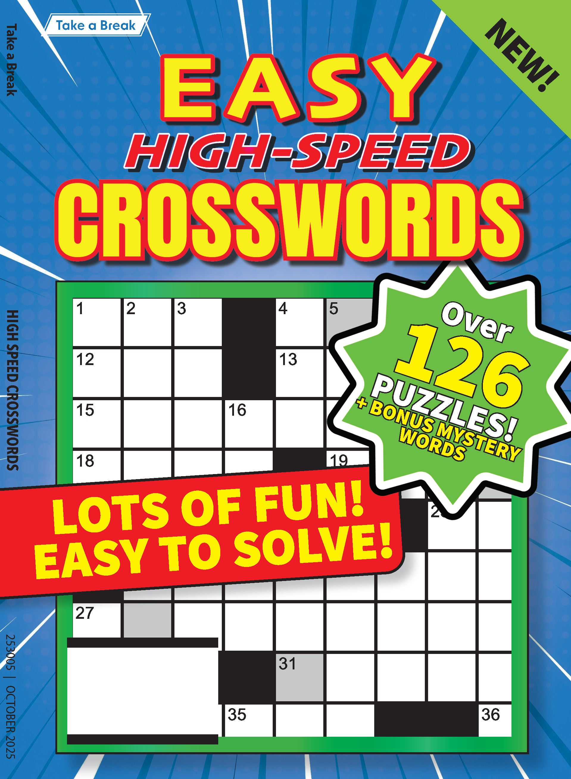 Take a Break - Easy High Speed Crosswords 25.07.18: Large Print, Over ...