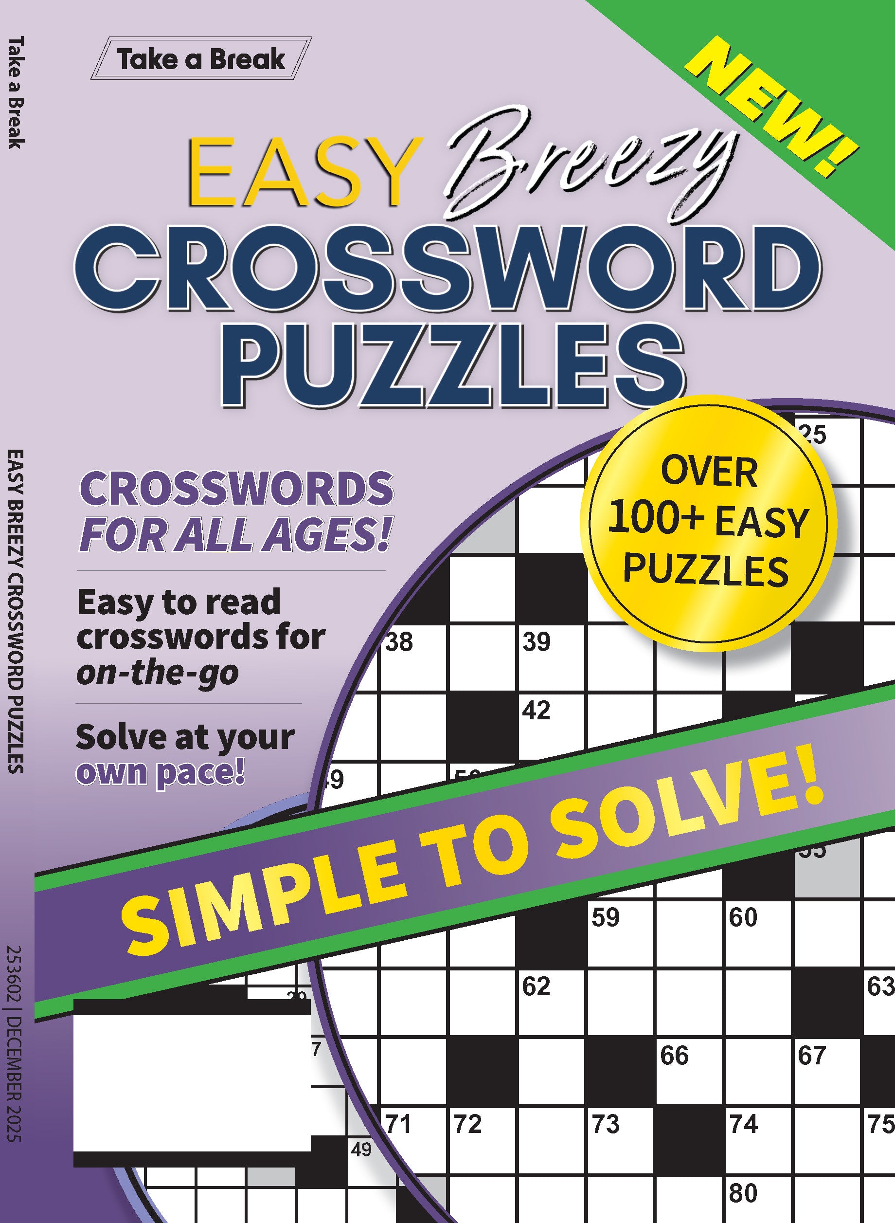 Take a Break - Easy Breezy Crossword 25.08.29: 100+ Easy Puzzles, Cros ...