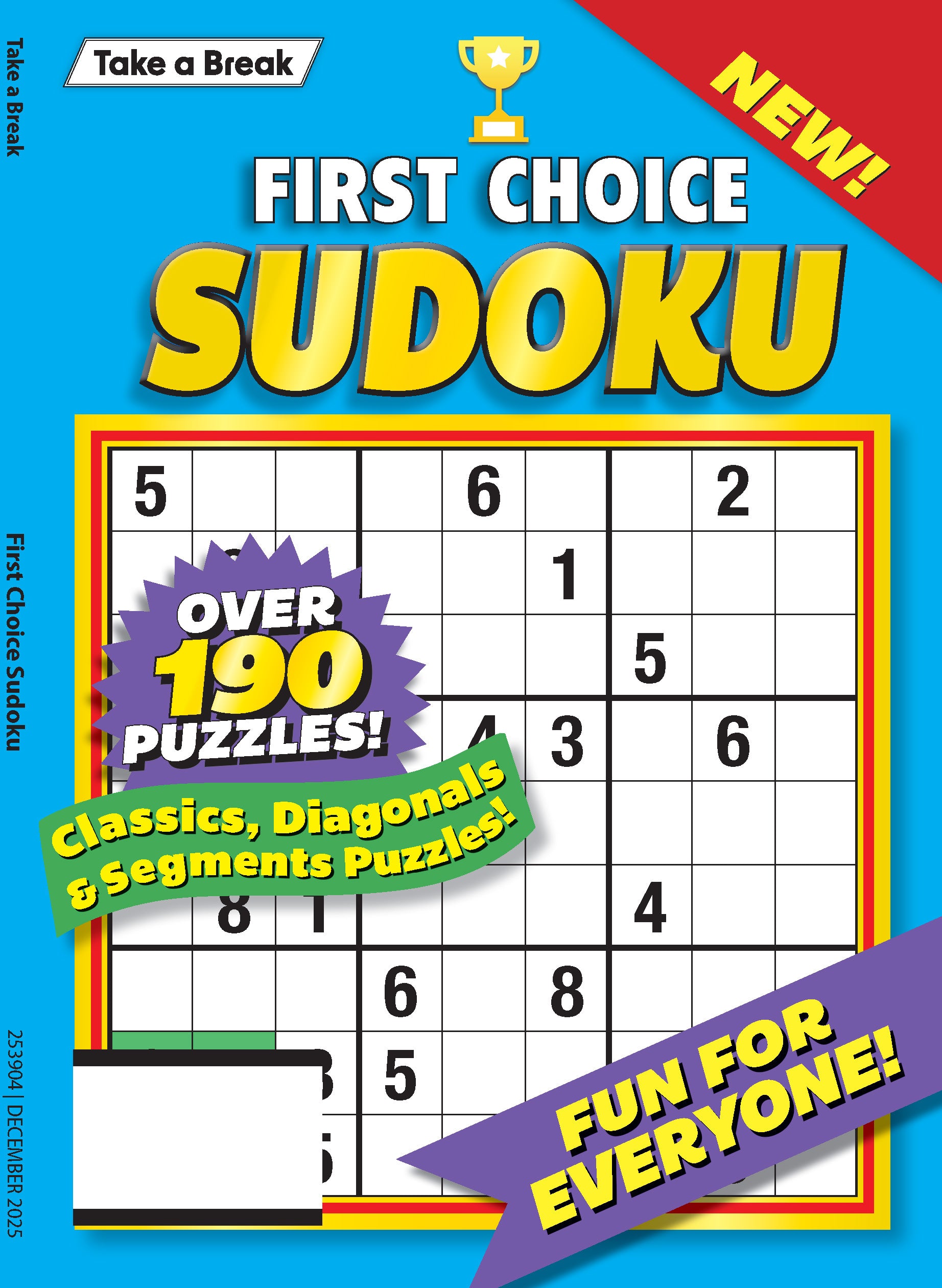 Take a Break - First Choice Sudoku 25.09.19: Large Print, Over 190 Puz ...
