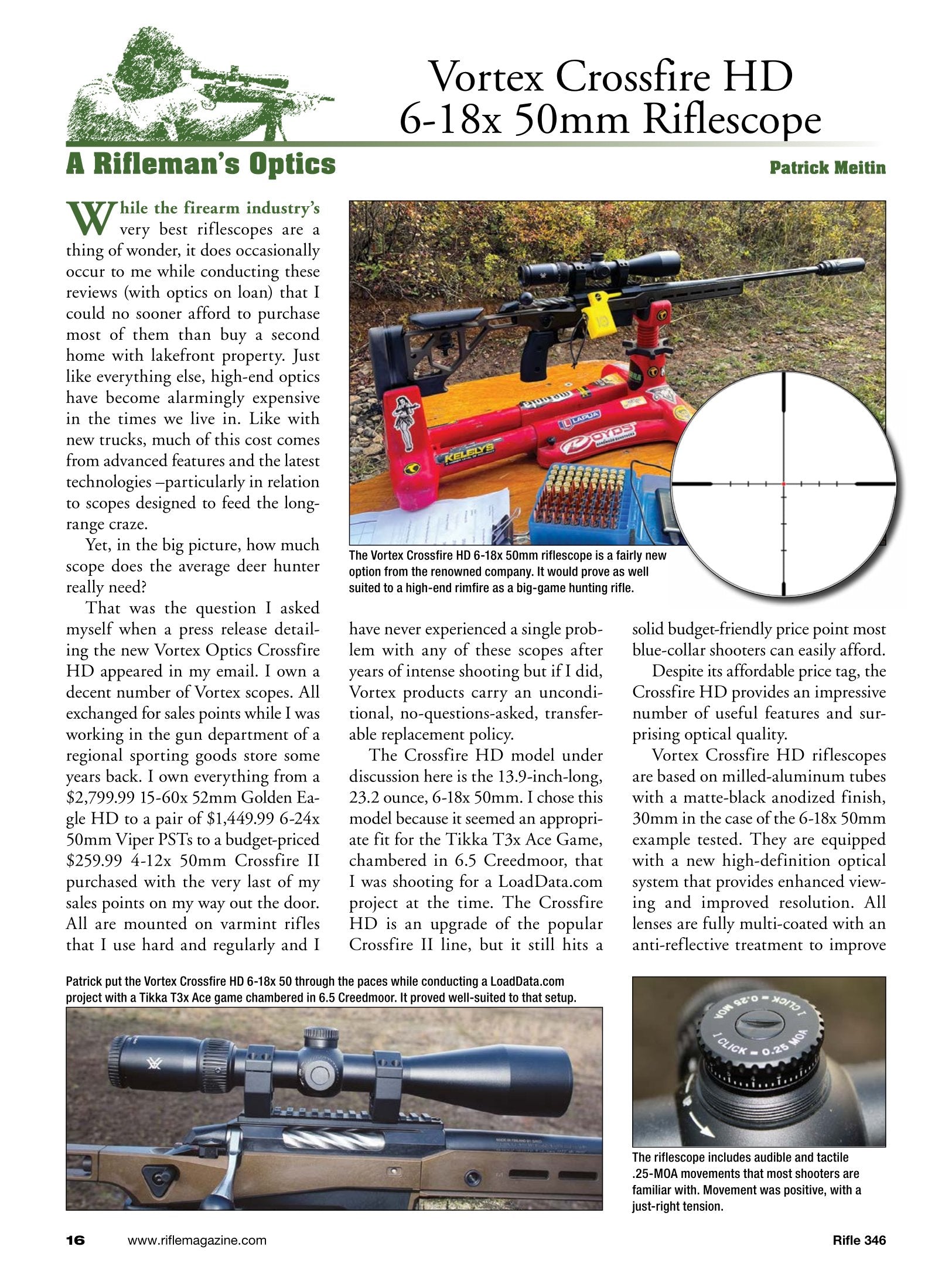 Rifle - May 2026: Henry Long Ranger & Vortex Crossfire HD 6-18x50 Rifl ...