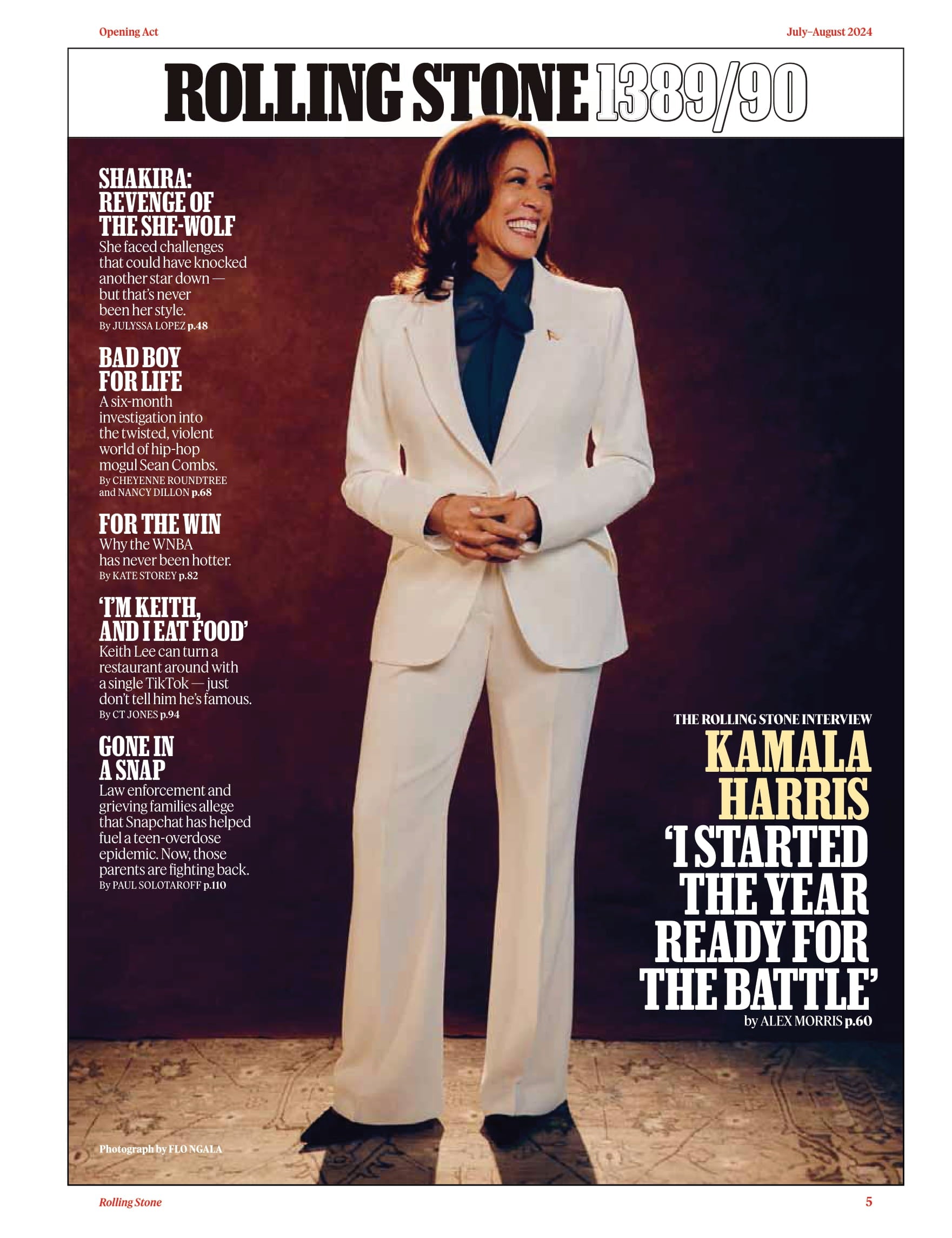 Rolling Stone - July & August 2024: Revenge of The She-Wolf