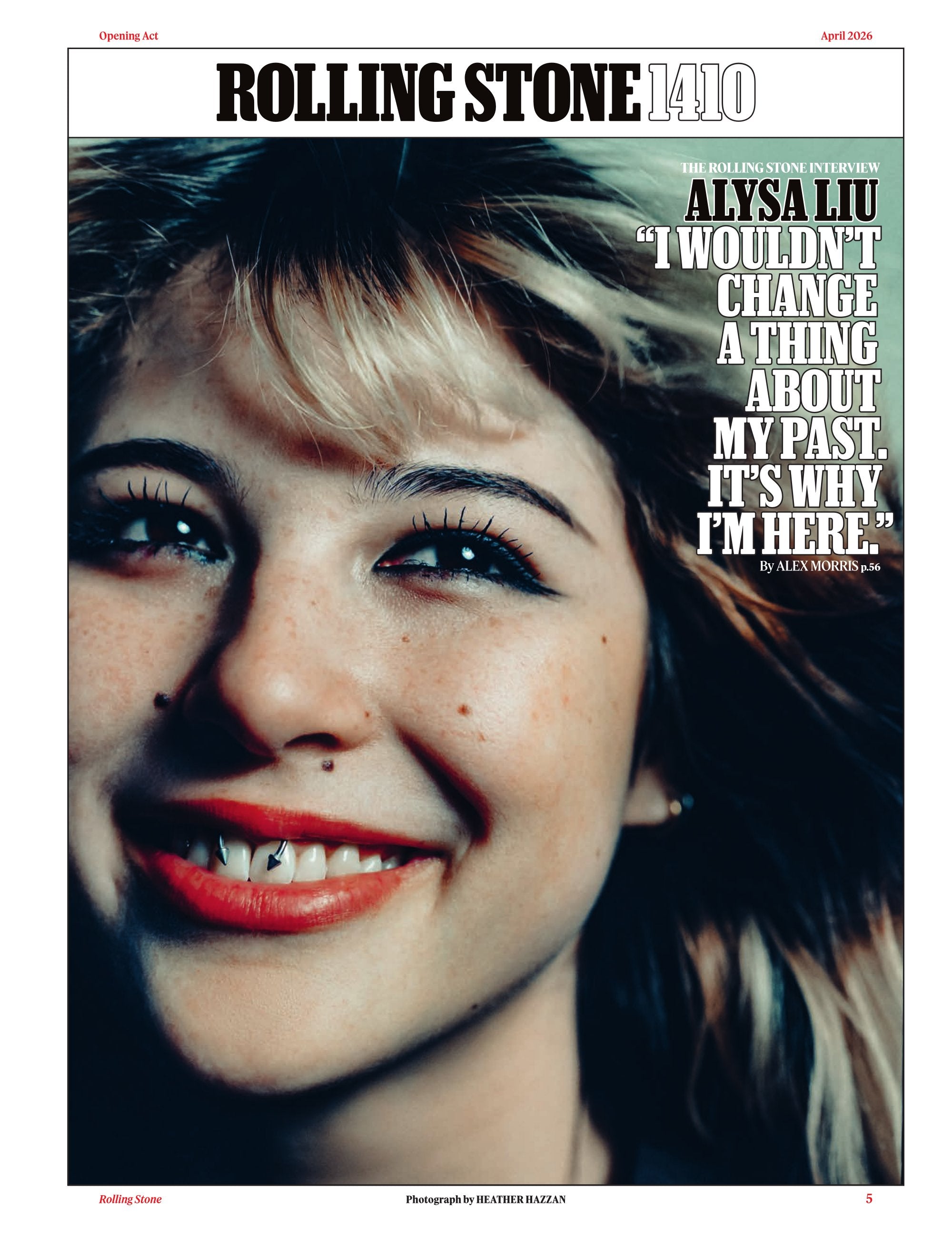 Rolling Stone - April 2026: Future Of Music, Lola Young Tells It