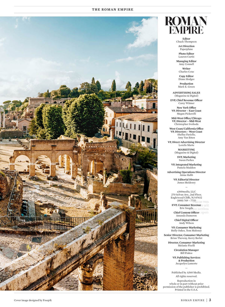 Magazine Layout In Rome Magazine Article On Ancient Rome Painting The Fall Of The Roman Empire