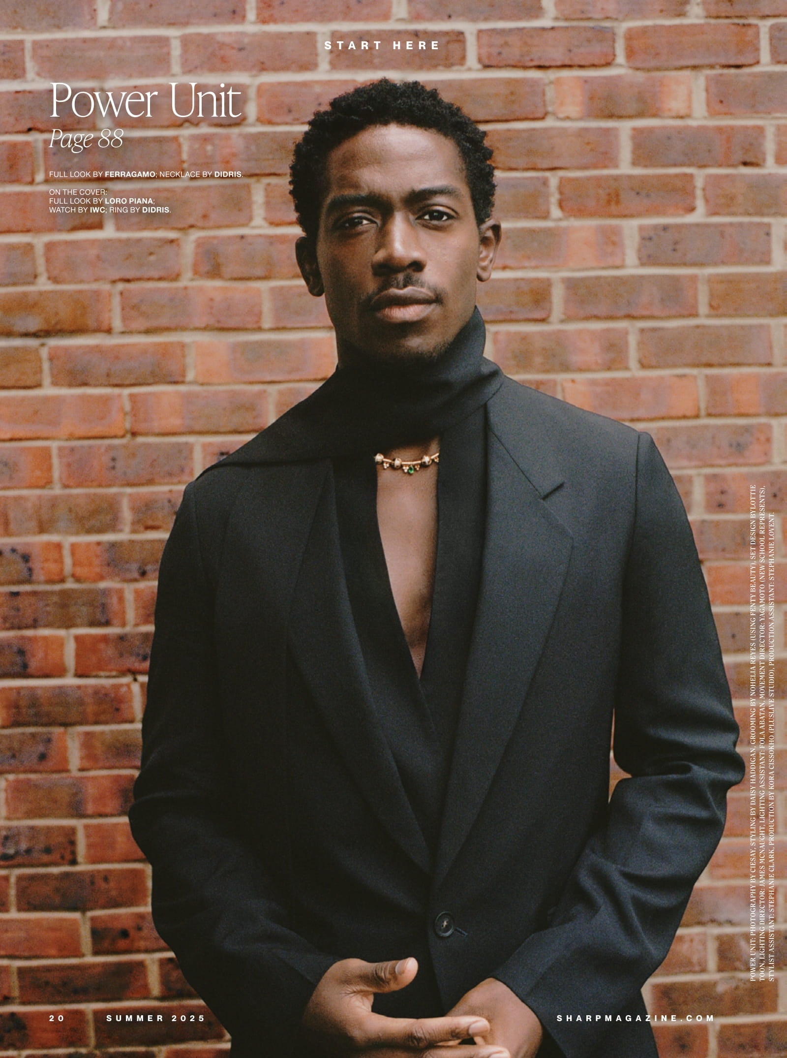 Sharp Magazine - Summer 2025: Rising British Actor, Damson Idris In Th ...