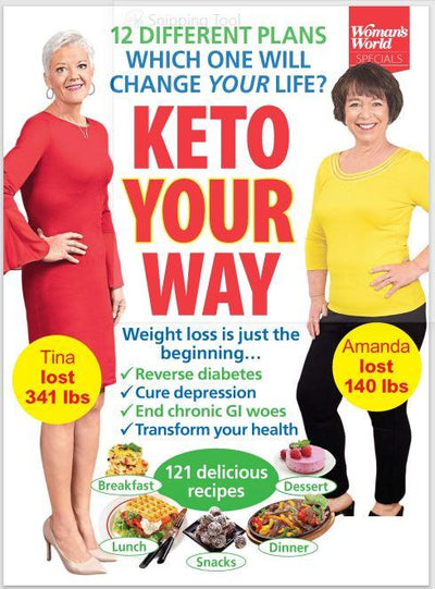 Woman's World Specials - Keto Your Way: 121 Delicious Recipes and 12 Different Plans, Which One Will Change Your Life? Weight Loss Is Just The Beginning! - Magazine Shop US
