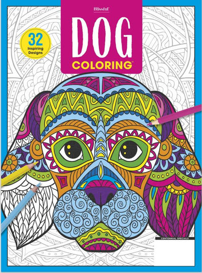 Blissful - Dog Coloring Book: 50+ Images Presented In Our Trademarked Coloring Format To Uplifted, Fulfill, Relax and Satisfy Your Inner Picasso - Magazine Shop US
