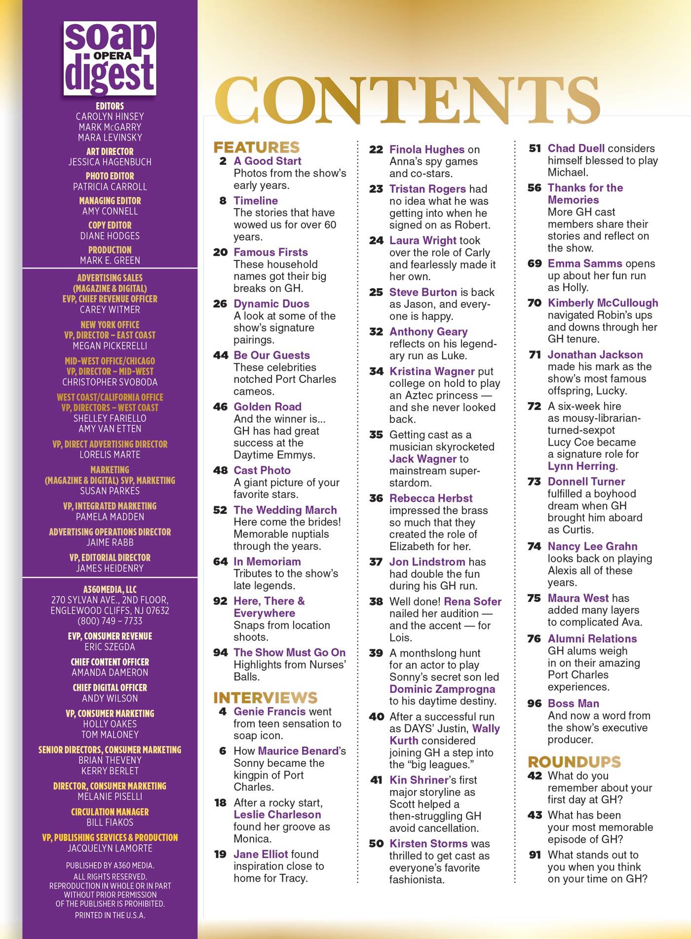 Soap Opera Digest - The Ultimate General Hospital Guide: Celebrate