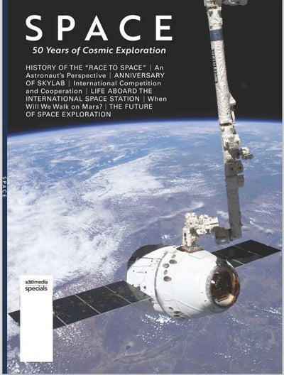 50 Years Of Cosmic Exploration- History Of The "Race to Space", Orbiting The Earth For The First Time, Landing On The Moon, Creating Skylab and The International Space Station - Magazine Shop US