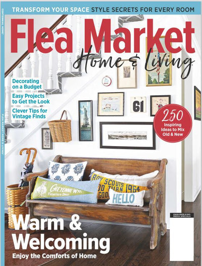 Flea Market Home & Living - Warm and Welcoming: 250 Inspiring Ideas to Mix Old & New, Learn How to Decorate on A Budget, Easy Projects to Get the Look & Transform Your Space! - Magazine Shop US