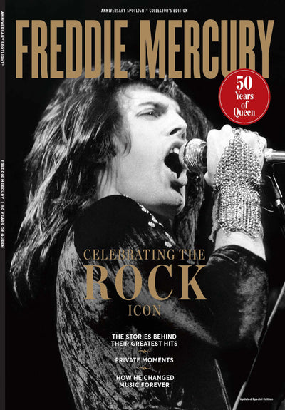 Anniversary Spotlight - Freddie Mercury & Queen, Rock Icon Collectors Edition, Bohemian Rapsody, Photos, Facts & Great Stories. - Magazine Shop US