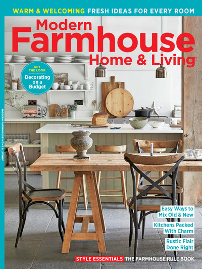 Modern Farmhouse - Get The Look, Decorating On A Budget: Style Essentials The Farmhouse Design Rule Book - Magazine Shop US