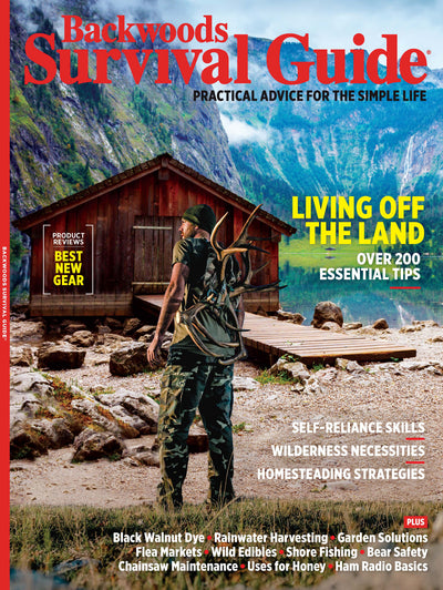 Backwoods Survival Guide - Living Off the Land No. 23: How To Stay Cool, Dealing with Bears, Predict Weather, Keeping A Chainsaw In Top Condition & Lots More! - Magazine Shop US