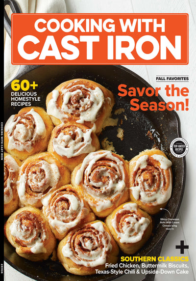 Cooking with Cast Iron - Savor the Season, 60+ Delicious Homestyle Recipes - Magazine Shop US