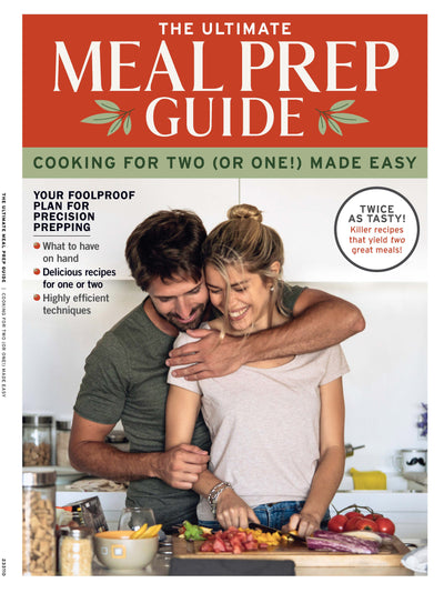 Meal Prep Guide - Cooking for Two Made Easy: Creative Shopping and Prepping Advice, Small-Batch Cooking Techniques, Great Original Recipes, and Cool Tricks for Creatively Reinventing Leftovers - Magazine Shop US