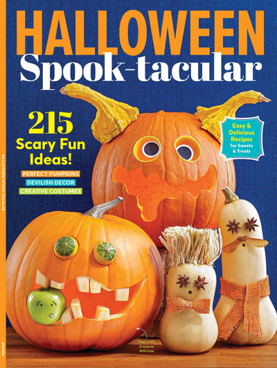 Halloween Spooktacular - 215 Scary Fun Ideas, Perfect Pumpkins, Devilish Decor & Decorations, Creative Costumes, + 44 Recipes for Spooky Sweets - Magazine Shop US