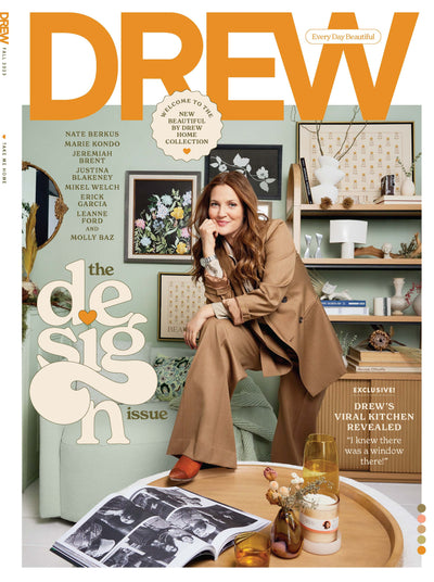 DREW Barrymore Magazine - The Design Issue - Magazine Shop US
