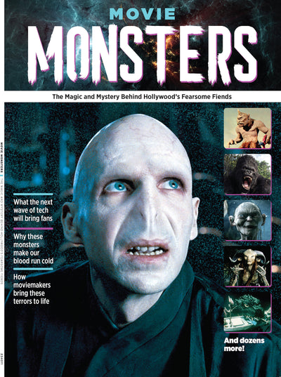 Movie Monsters - Hollywood's Fearsome Fiends: The Magic & Mystery From Classics To CGI, Dracula, Voldemort, King Kong, Gollum, Jaws, Star Wars, Frankenstein, A Quiet Place, Harry Potter & Avatar! - Magazine Shop US