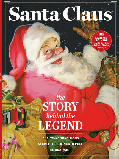 Santa Claus - The Story Behind the Legend: From Sinterklaas To St. Nicholas, Magic of Reindeer & Elves Workshop, Mrs. Claus, Kris Kringle, North Pole Facts, Buddy in Elf & The Night Before Christmas! - Magazine Shop US