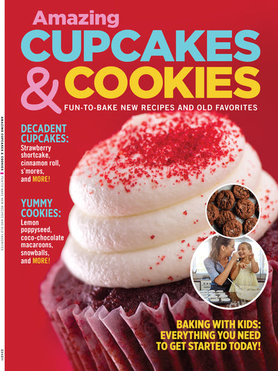 Cupcakes & Cookies - Guide To Baking With Kids: Boot Camp For Beginners, Strawberry Shortcake, Double Chocolate, Essential Tools, Age-Appropriate Recipes, Expert Tips, Interactive & Safe Family Fun! - Magazine Shop US