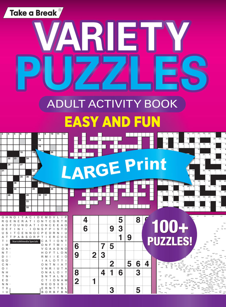 Variety Puzzles 240504 Large Print - Unplug and Unwind! Adult Activity ...