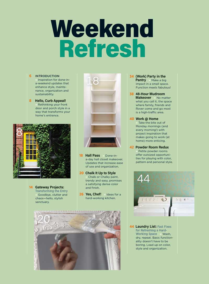 Weekend Refresh - Fast Fixes, Beautify Your Favorite Room, Decor Ideas ...