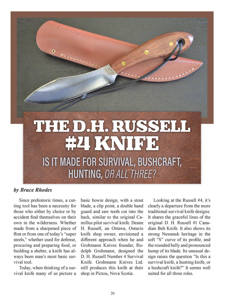 Backwoodsman - Winter 2024 Issue: Ultimate Guide For Modern Frontiersm ...