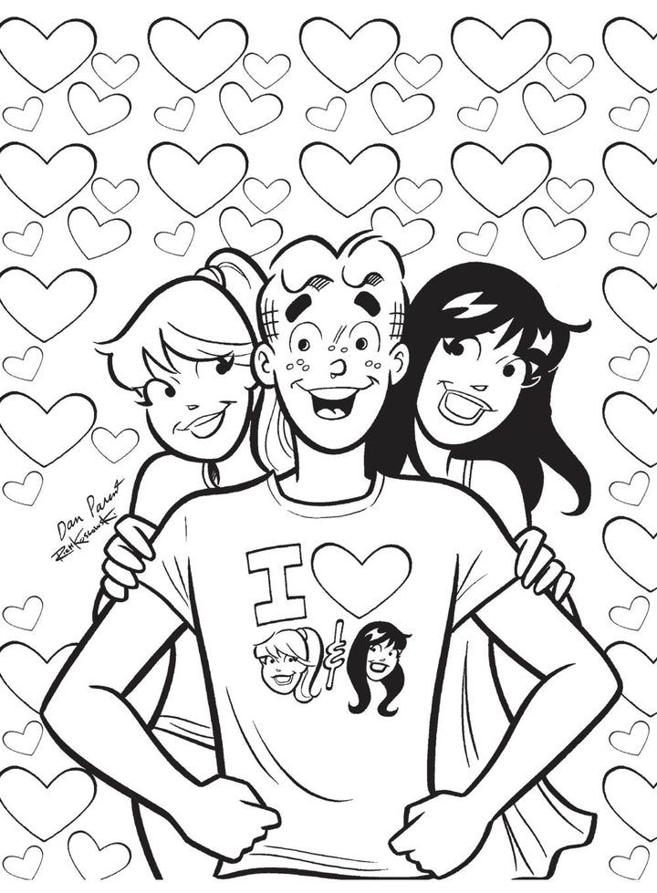 Archie Coloring Book - 64 Pages Of Coloring Fun With Archie, Betty, Ve ...
