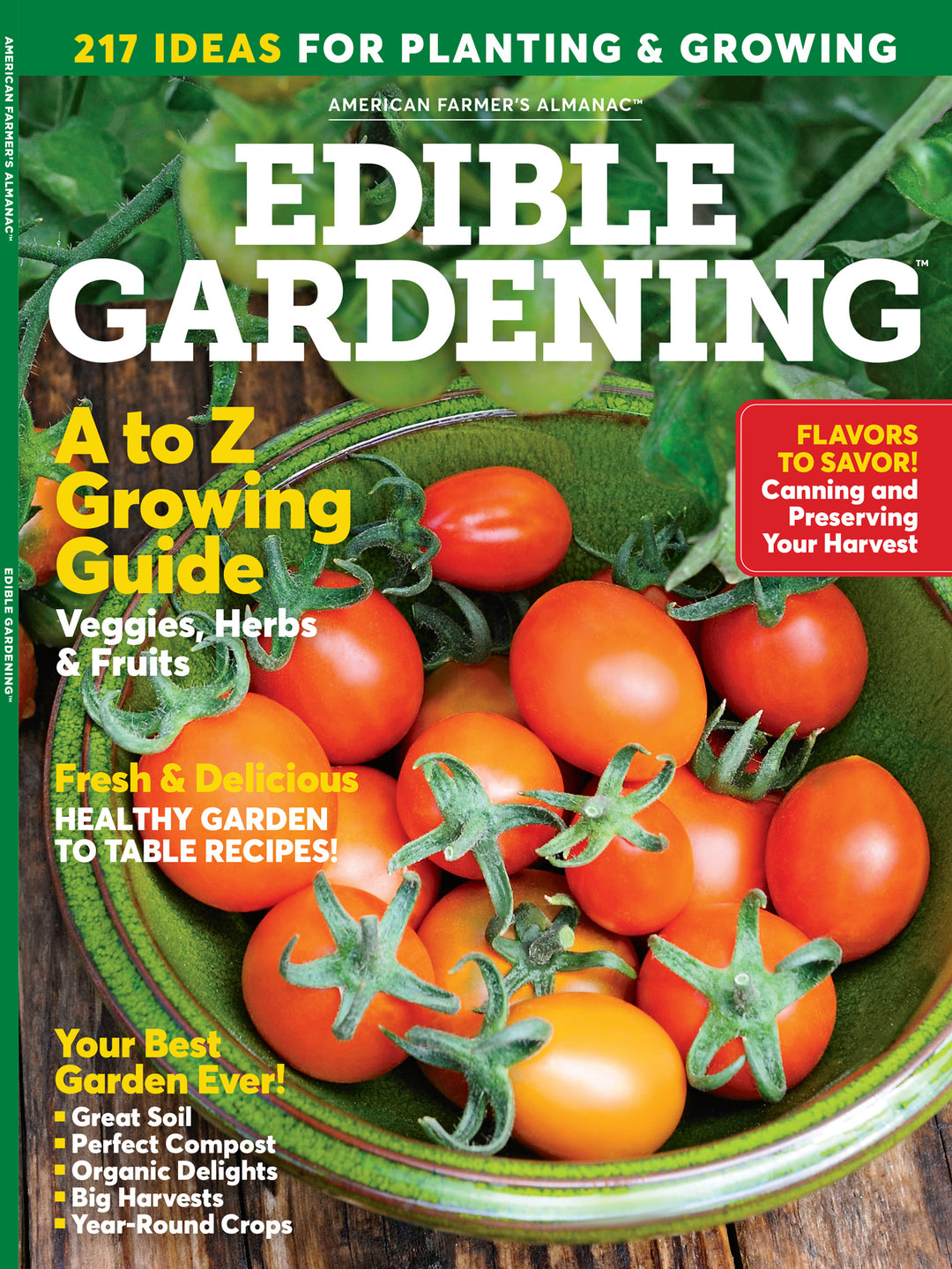 American Farmers Almanac - Edible Gardening: 217 Gardening Tips To Growing,  Planting, Preserving, Canning \u0026 Cooking Your Garden Harvest, Delicious ..., image size:1080x1440