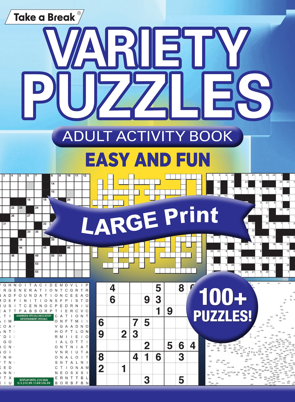 Variety Puzzles - 25.11.21: Easy & Fun Adult Activity Book, Over 100 L ...