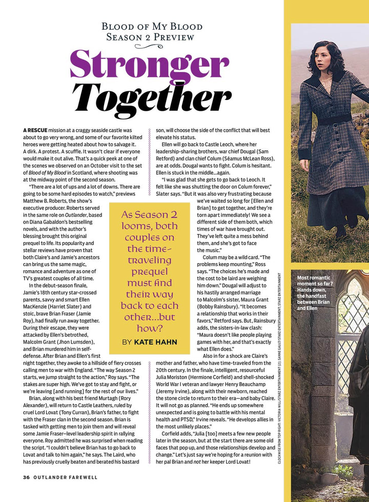 TV Guide - Farewell Outlander: Deluxe Collector’s Edition, Cait & Sam ...