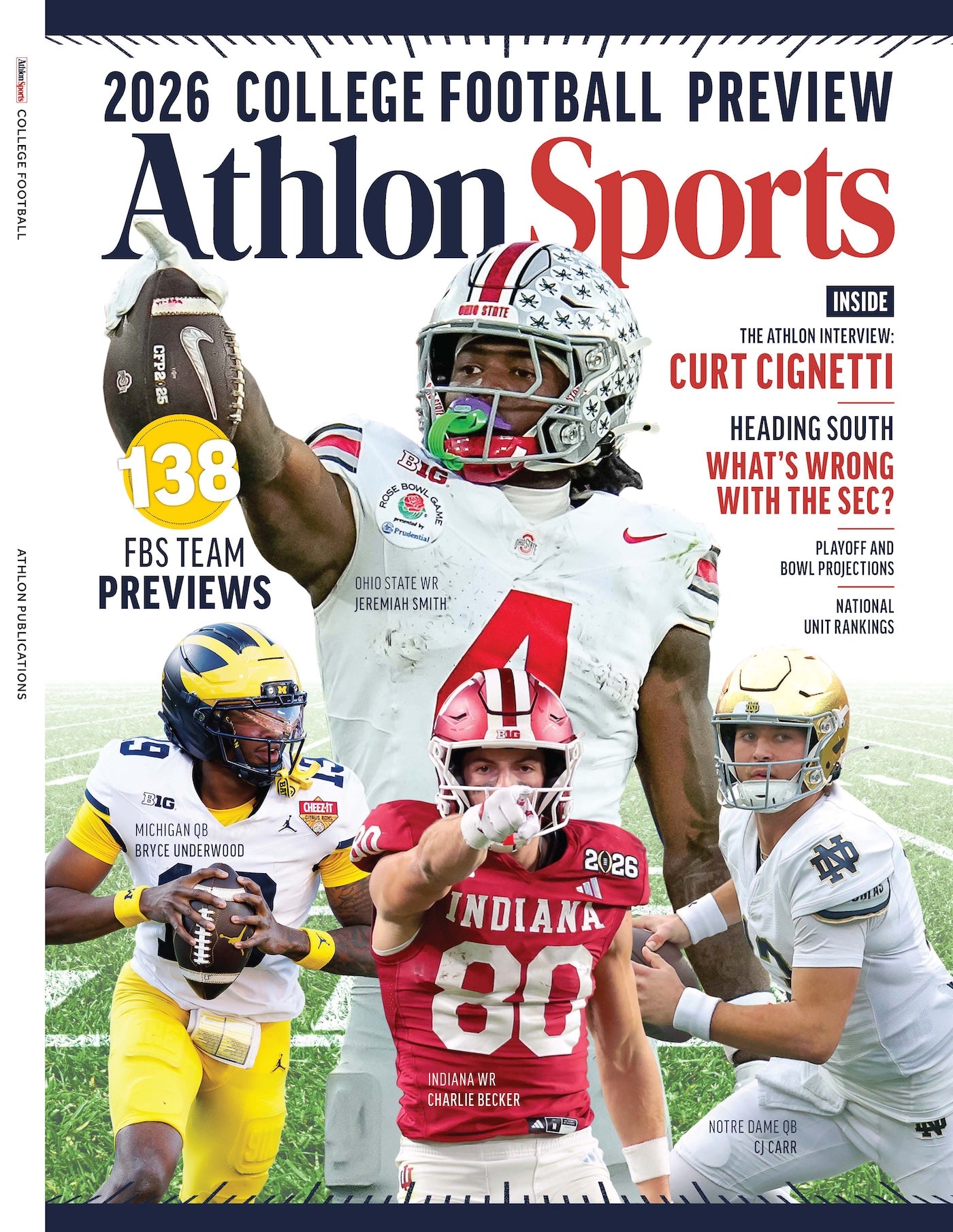 College Football Preview - Athlon Sports 2026: 138 FBS Team Previews ...