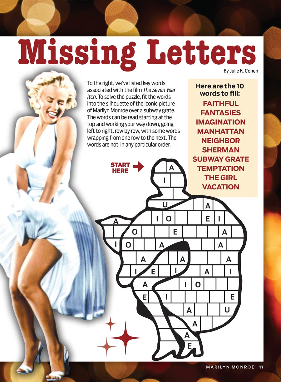 TV Guide - Marilyn Monroe Puzzler: 100+ Games & Trivia, Solve