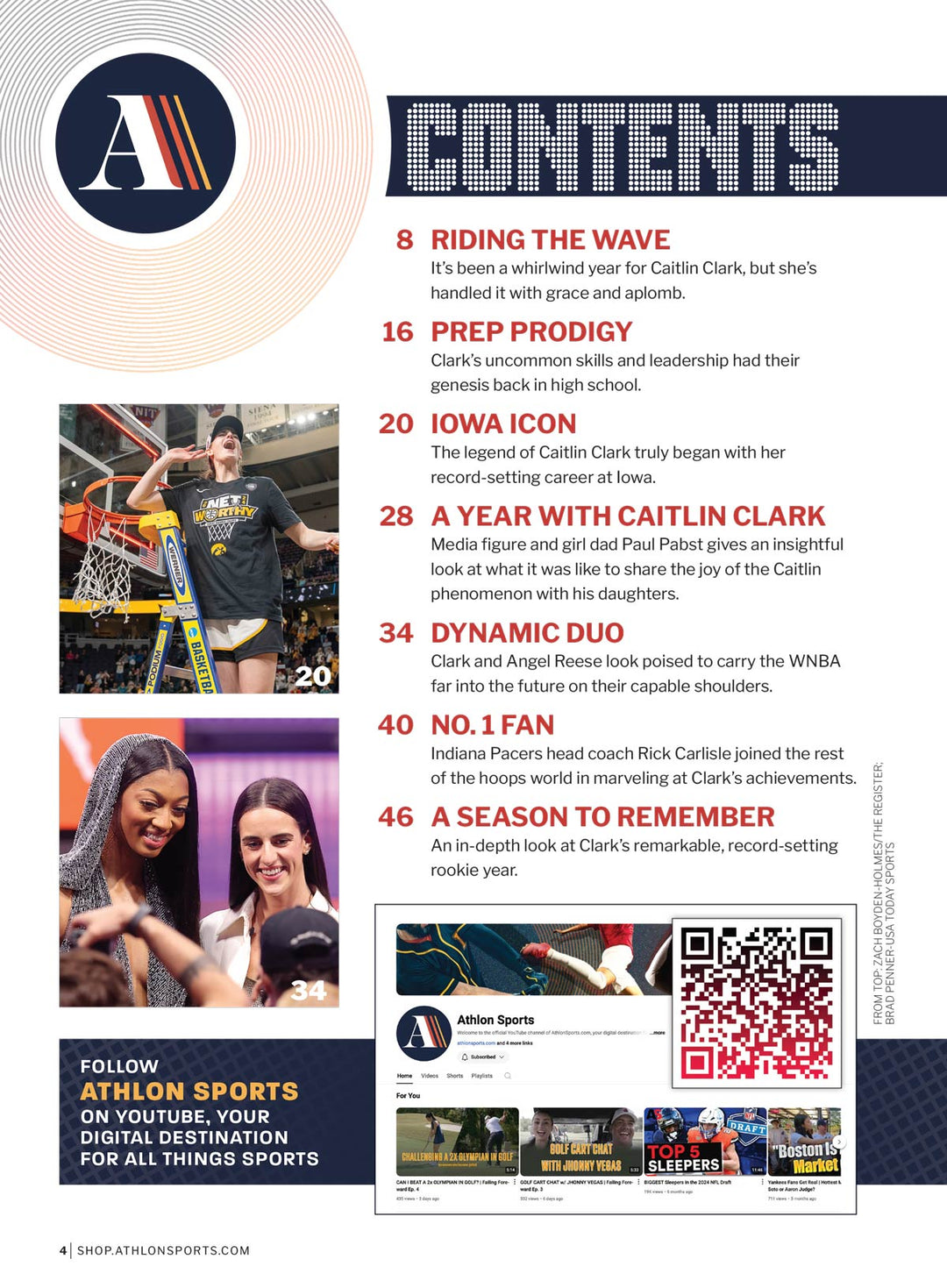 Athlon Sports - Caitlin Clark: WNBA Rookie Of The Year Commemorative I –  Magazine Shop US