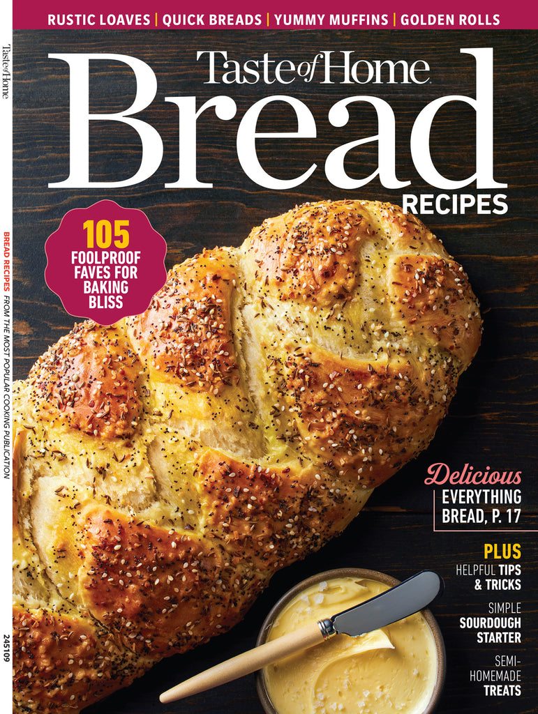 Taste Of Home Breads: 105 Easy Recipes for Perfect Bakes, Simple
