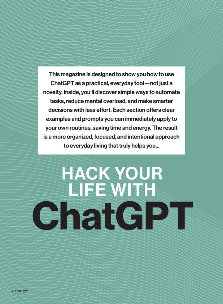 Chat GPT - How To Hack Your Life: Unlock The Full Potential Of Artific ...