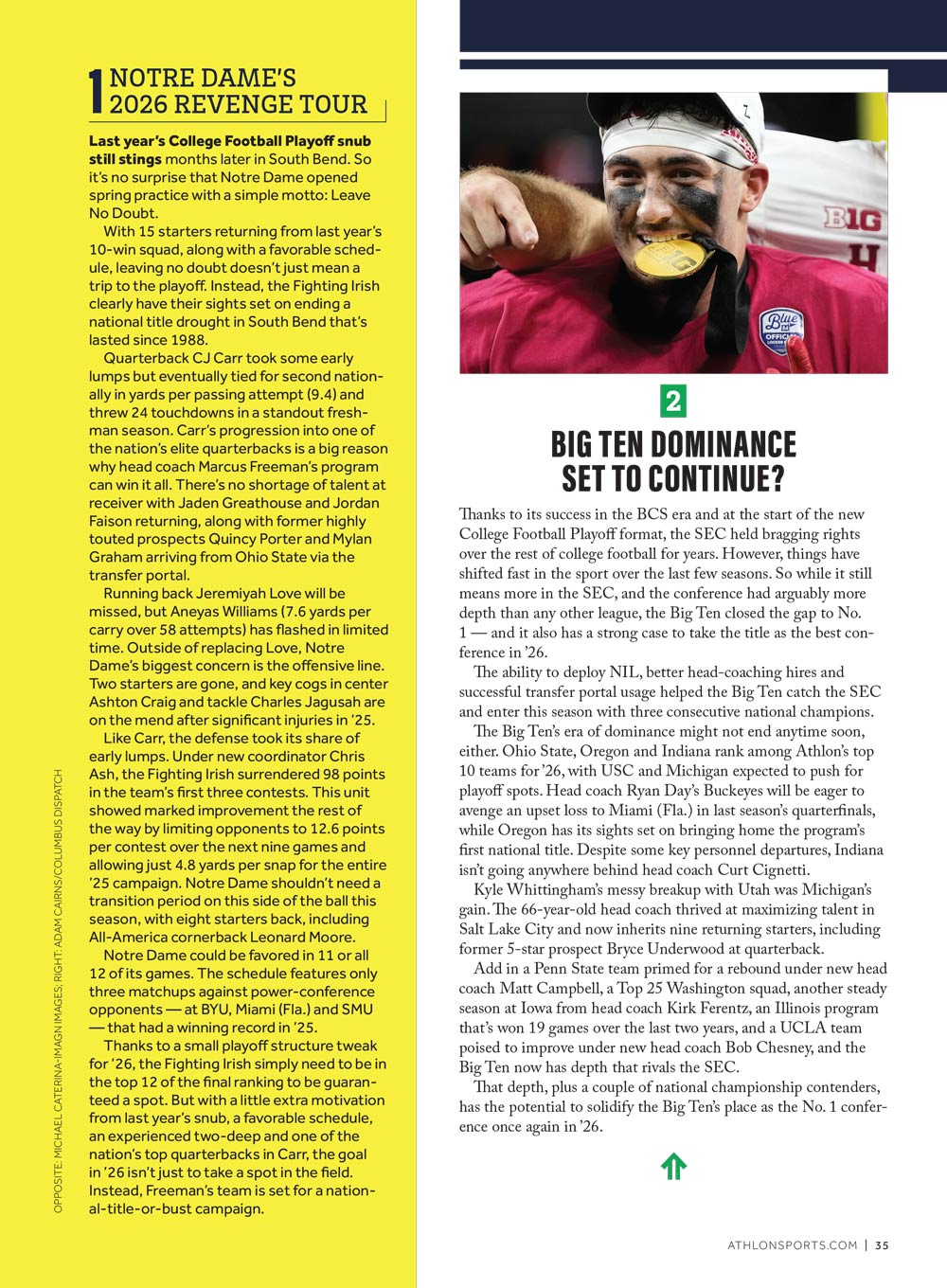 College Football Preview - Athlon Sports 2026: 138 FBS Team Previews ...