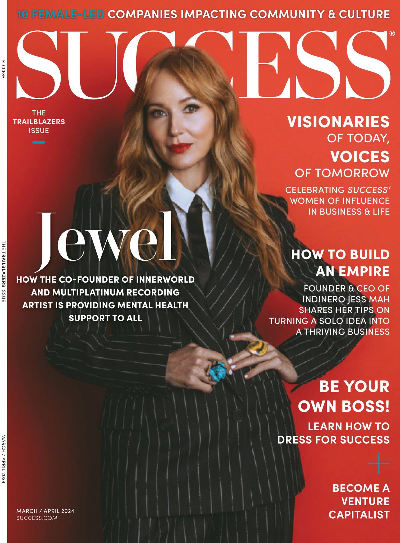 April Success SUCCESS Magazine - March & April 2024: Women Pioneering Change, Grammy ...