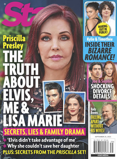 Star - 09.25.23 Priscilla Presley The Truth About Elvis, Me and Lisa Marie - Magazine Shop US