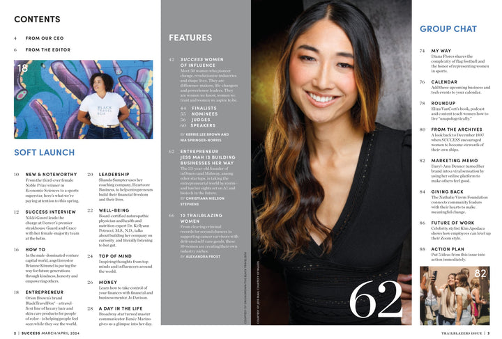 SUCCESS Magazine - March & April 2024: Women Pioneering Change, Grammy ...