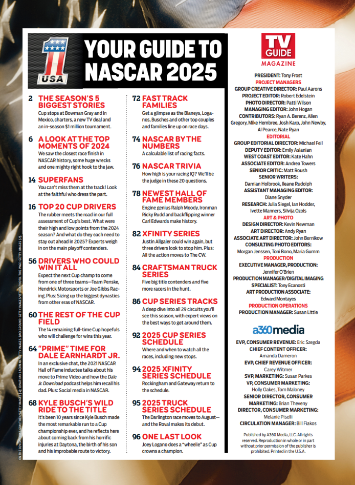 NASCAR - 2025 Ultimate Insider's Preview Guide: Join The Adrenaline-Fu – Magazine Shop US for 2025 Nascar Schedule Printable Printable Free