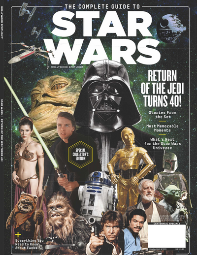 Hollywood Spotlight - Star Wars Return of the Jedi Turns 40: One of the Most Influential Films in History! The Empire Strikes Back, Return of the Jedi & More! - Magazine Shop US