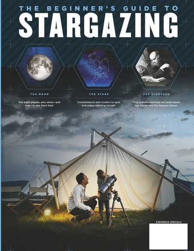 Stargazing - The Beginners Guide: Constellations & Clusters, The Eight Phases Of The Moon, The Pioneers That Transformed How We Understand Our Planet & Heavens Above - Magazine Shop US