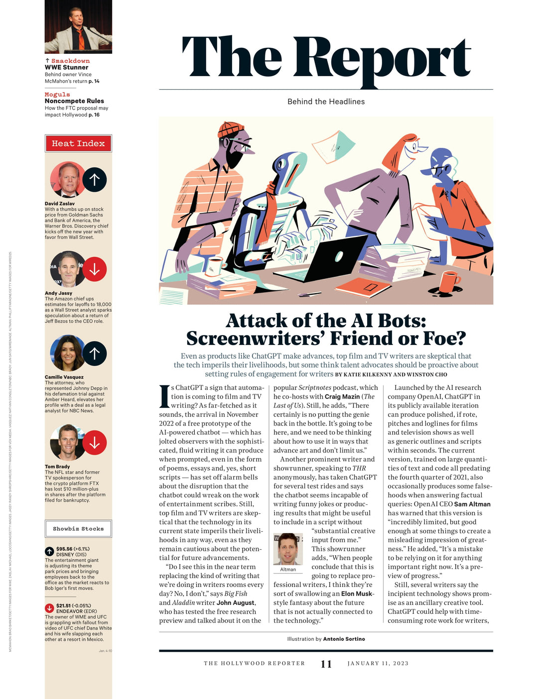 The Hollywood Reporter - 23.01.11 Edition: Austin Butler, Colin