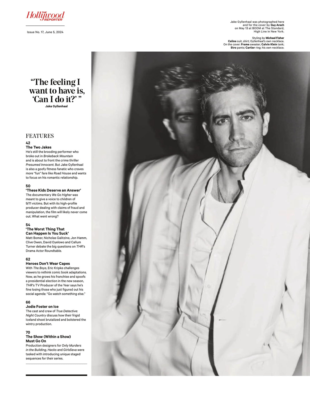 The Hollywood Reporter - 24.06.05 Edition: The Two Jake Gyllenhaal's I –  Magazine Shop US, image size:1080x1404