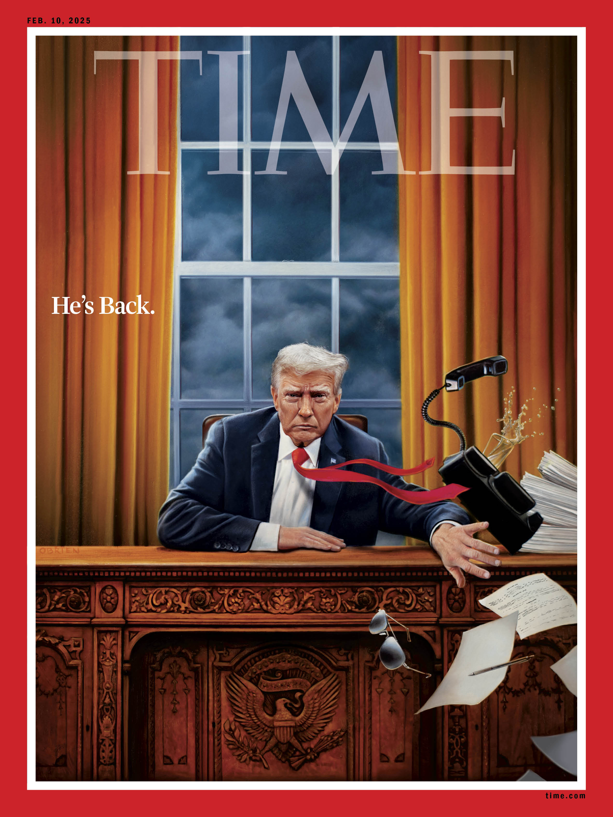 Preorder: TIME Magazine 02.10.25 Edition: President Trump Inauguration –  Magazine Shop US