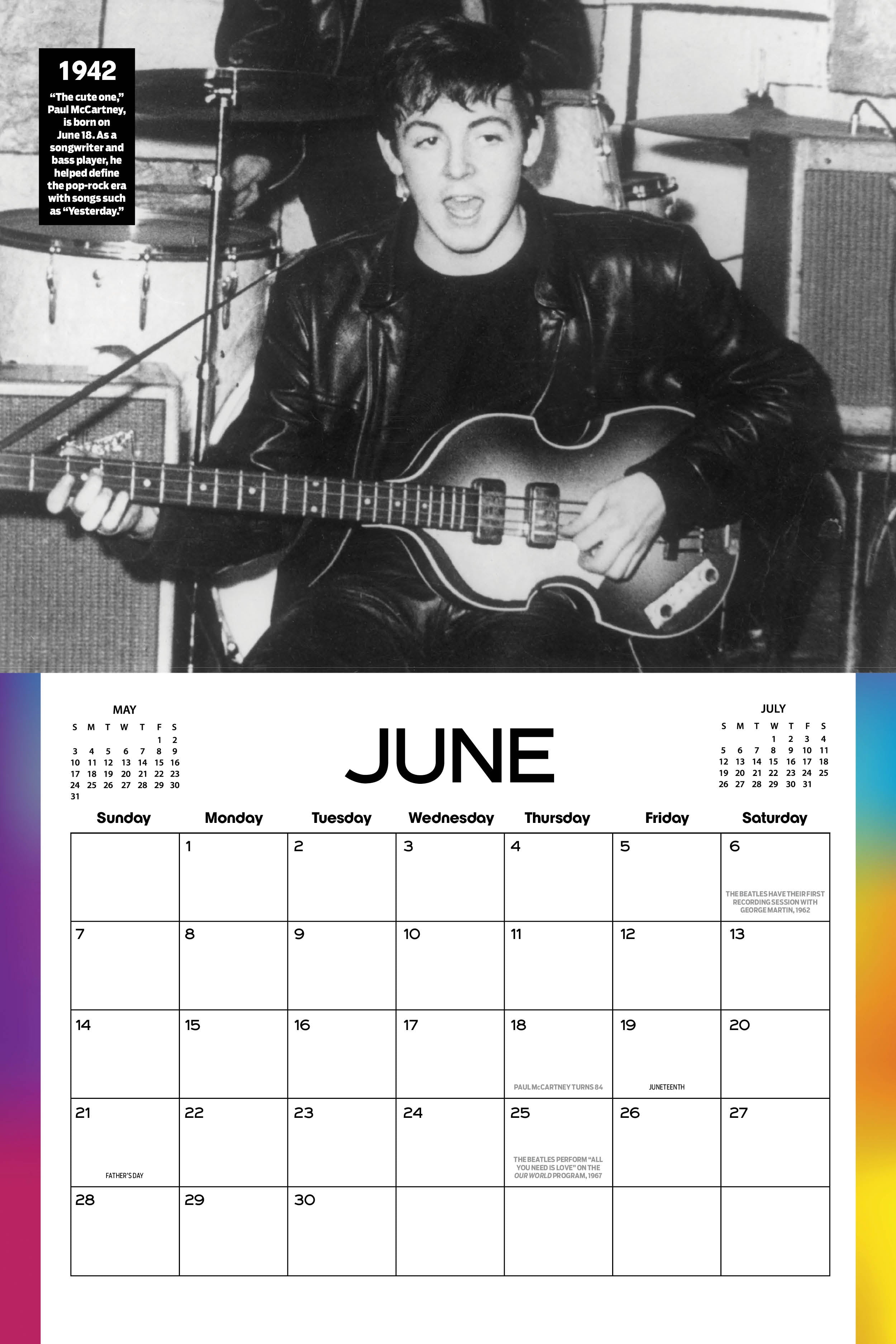 TV Guide - 2026 Beatles Calendar: 50+ Iconic Photos Celebrating