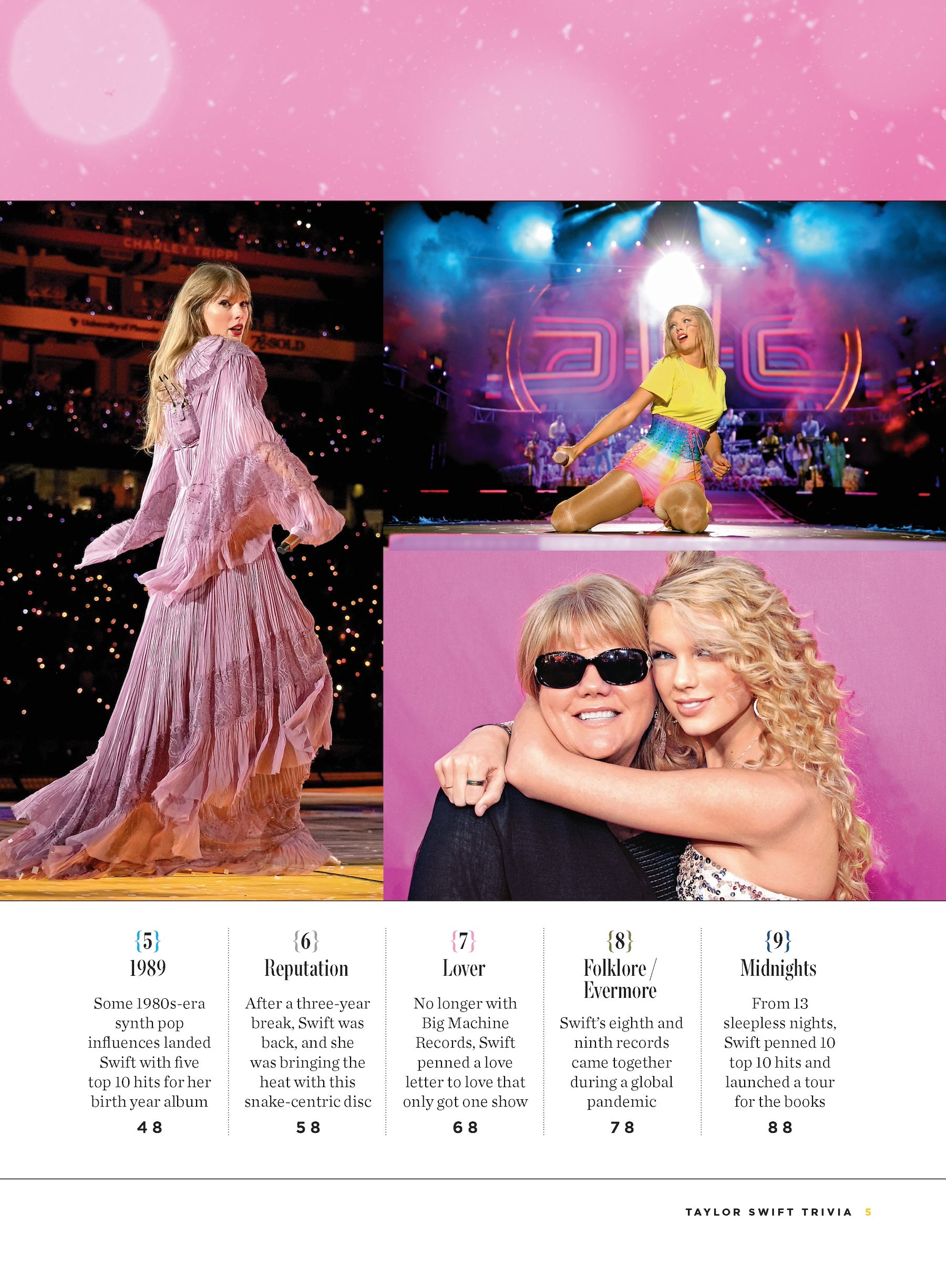 Taylor Swift Eras Tour - Trivia Book: Her Story, Album Evolution